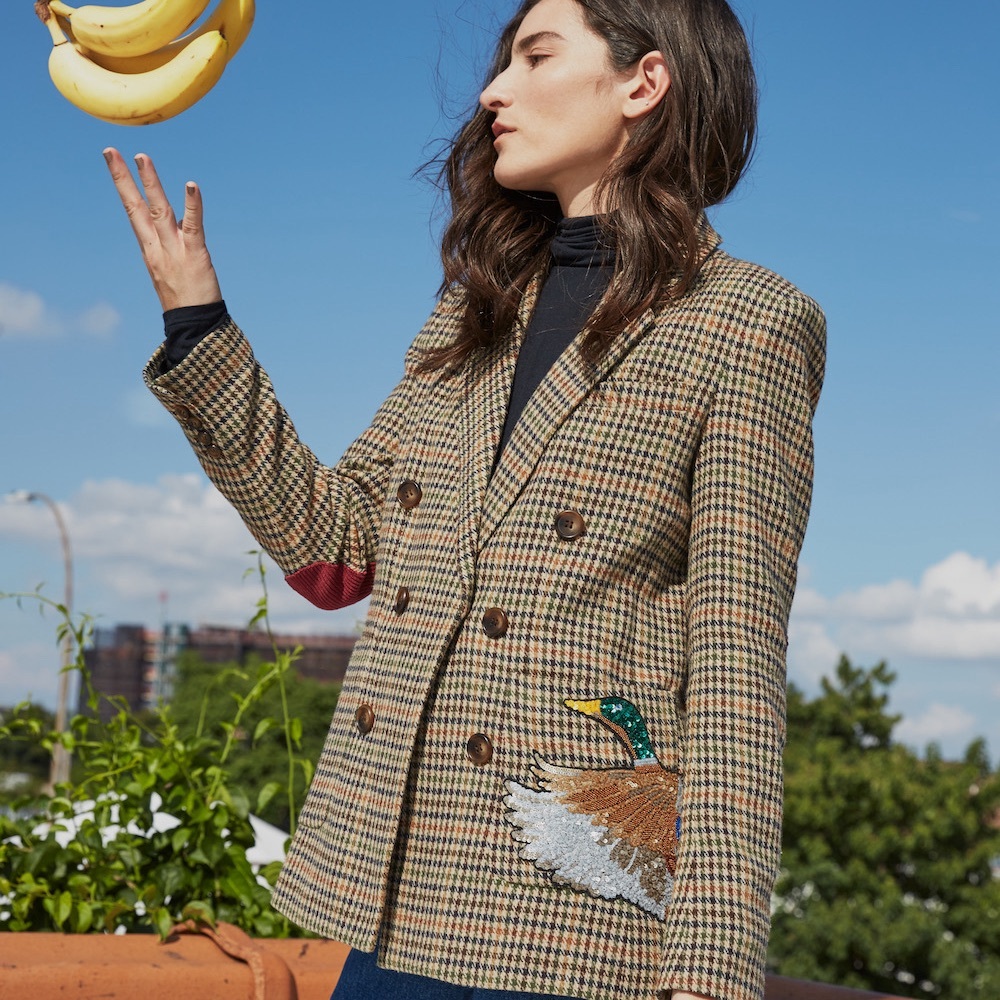 ISO RACHEL ANTONOFF VIVIAN BLAZER WITH MALLARD DUCK **DO NOT BUY**